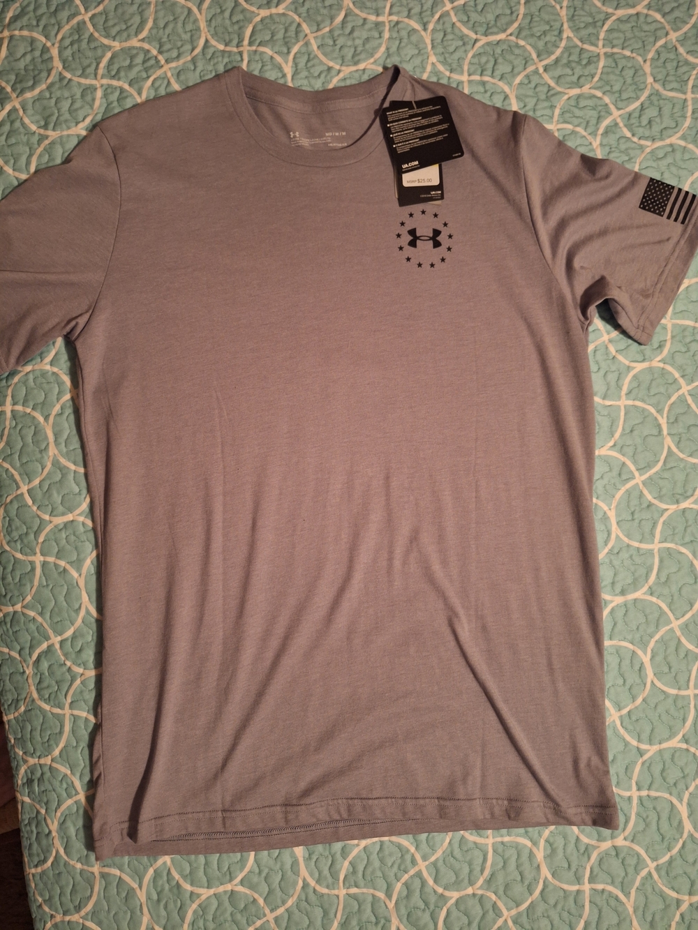 Under Armour Men’s Light Gray Short-Sleeve Performance Tee